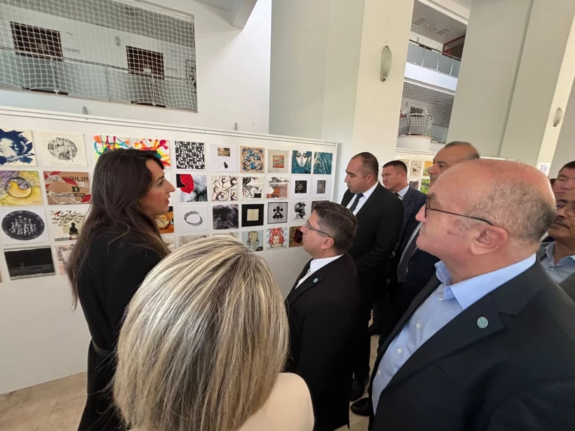 BAÜN Uluslararası Mini Works 2025 Sergisi Açıldı - Resim: 2