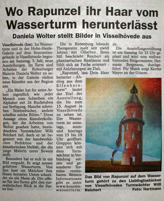 KUNST IM WASSERTURM